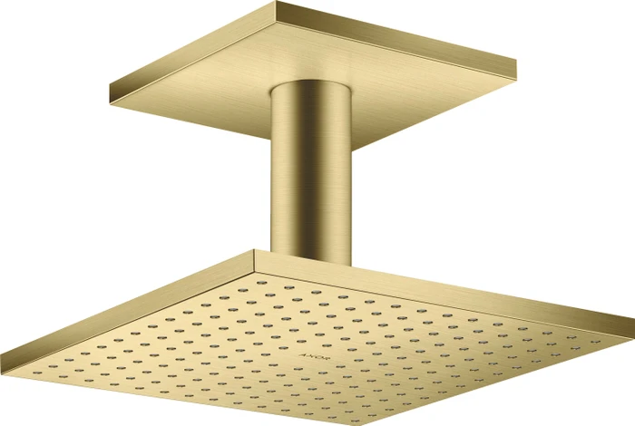 Hansgrohe Axor ShowerSolutions Kopfbrause 250/250 2jet mit Deckenanschluss brushed brass