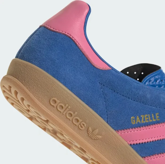 adidas Gazelle blue/bliss pink/gum (Herren)