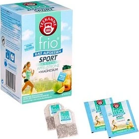 Teekanne Frio Sport Aktiv Apfel-Zitrone Magnesium Tee Beutel, 18 Stück