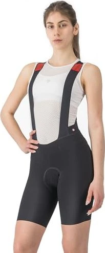 Castelli Premio Black Bibshort Fahrradhose kurz schwarz (Damen)