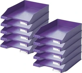 HAN Klassik Papierablage, A4, violett, 10er-Pack
