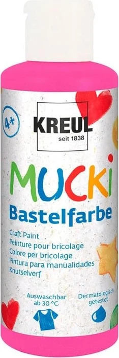 Kreul Mucki Bastelfarbe, pink, 80ml