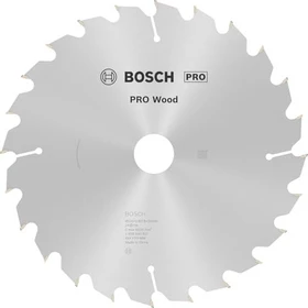 Bosch Professional Optiline Wood Kreissägeblatt 24Z, 230x2.8x30mm, 1 Stück