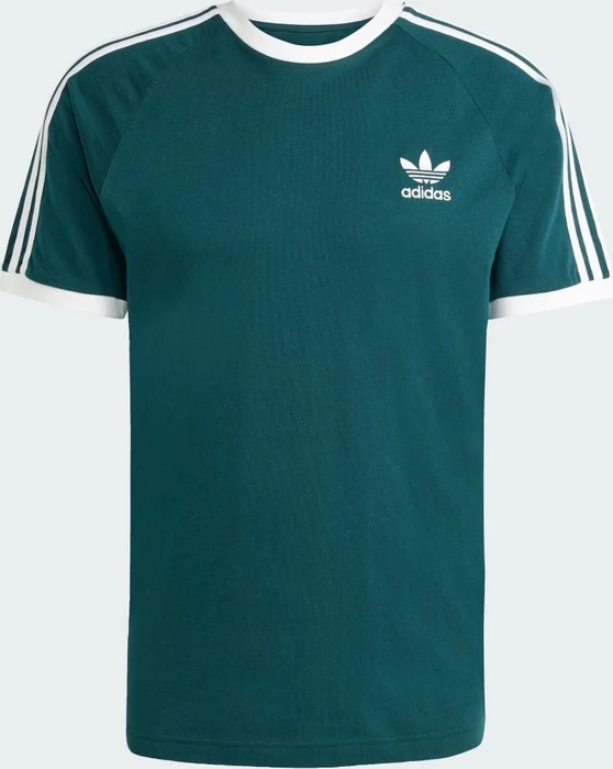 adidas Adicolor Classics 3-Streifen T-Shirt kurzarm aurora ivy/white (Herren)