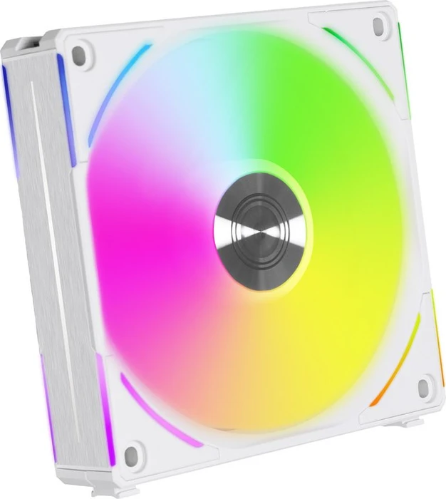 Lian Li Uni Fan AL120 V2, weiß, LED-Steuerung, 120mm, 3er-Pack
