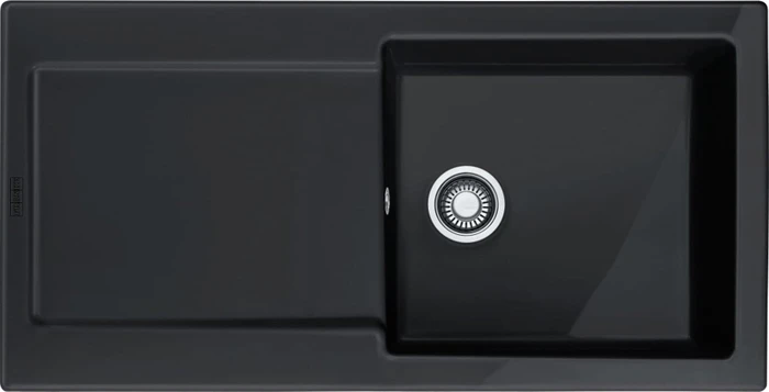 Franke Maris MRK 611-100 Einbau Becken rechts mit Ablauffernbedienung onyx