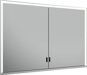 Keuco Royal Lumos Spiegelschrank für Wandeinbau, 2 lange Türen, 105x73.5cm