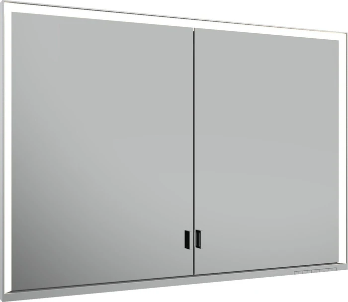 Keuco Royal Lumos Spiegelschrank für Wandeinbau, 2 lange Türen, 105x73.5cm