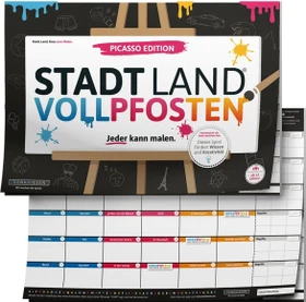 Stadt Land Vollpfosten - Picasso Edition - "Jeder kann malen"