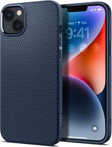 Spigen Liquid Air für Apple iPhone 14 Plus navy blue