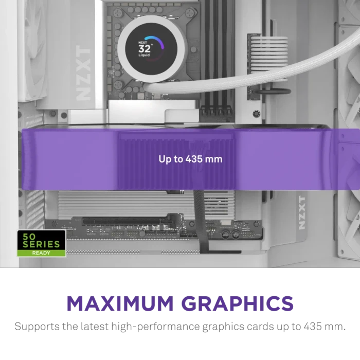 NZXT H9 Flow [2025] White, weiß, Glasfenster