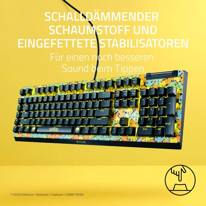 Razer BlackWidow V4 X, Minecraft Edition, Razer GREEN Clicky Gen-3, USB, US