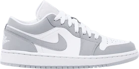 Nike Air Jordan 1 Low white/aluminum/wolf grey (Damen)