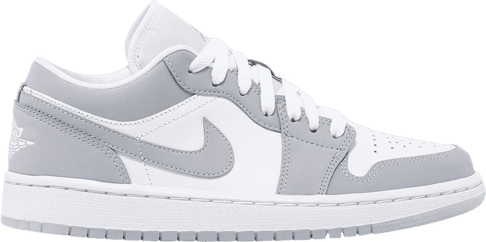 Nike Air Jordan 1 Low white/aluminum/wolf grey (Damen)