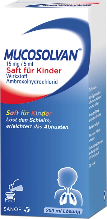 Sanofi-Aventis Mucosolvan Saft für Kinder 15mg/5ml