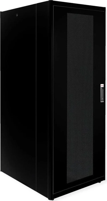 Roline / Secomp Basic 19" Netzwerkschrank 42HE, montiert, Glastür, IP20, RAL 9005, 1000mm tief