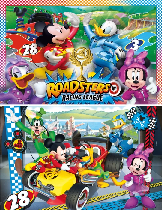 Clementoni Supercolor Mickey und die Roadster Racers 2x20