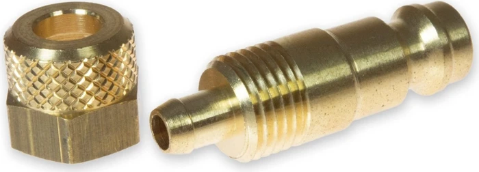 DRAK-Aquaristik Stecknippel Messing für Kunststoffschlauch, 4/6mm