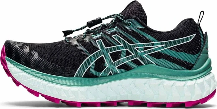 Asics Trabuco Max black/soothing sea (Damen)