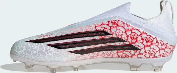 adidas F50 Elite Lamine Yamal Laceless FG cloud white/core black/lucid red (Junior)