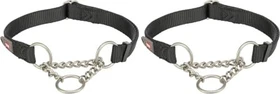 Trixie Premium Zug-Stopp-Halsband, S-M, schwarz