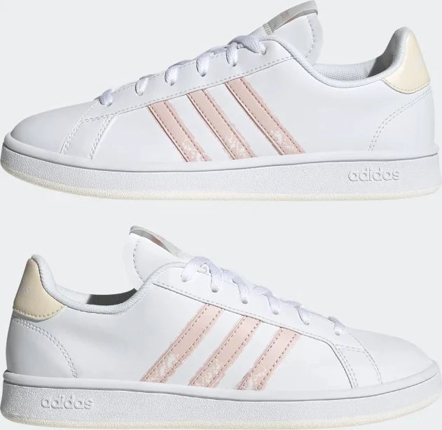 adidas Grand Court Base Beyond cloud white/vapour pink/wonder white (Damen)