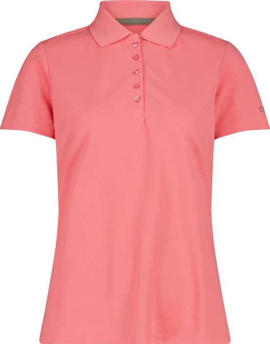 CMP Einfarbiges Pique Poloshirt kurzarm coral (Damen)