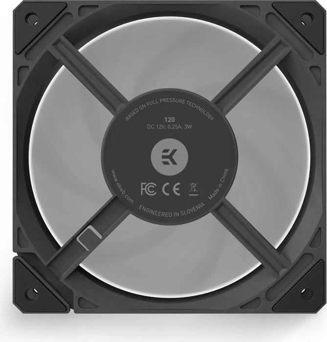 EK Water Blocks EK-Loop Fan FPT 120, Black, 550-2300rpm, 120mm