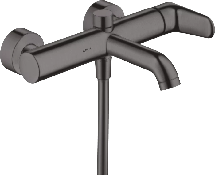 Hansgrohe Citterio M Einhebel-Wannenmischer Aufputz brushed black chrome