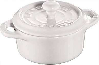 Zwilling Staub Ceramique Mini Cocotte Schmortopf 10cm reinweiß