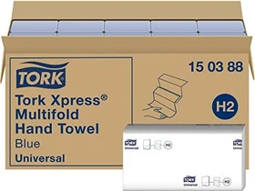 Tork Xpress H2 Multifold Universal Papierhandtücher 2-lagig blau, 4740 Stück (20x 237 Stück)