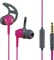 Hama In-Ear-Stereo-Ohrhörer "Action" grau/pink Vorschaubild
