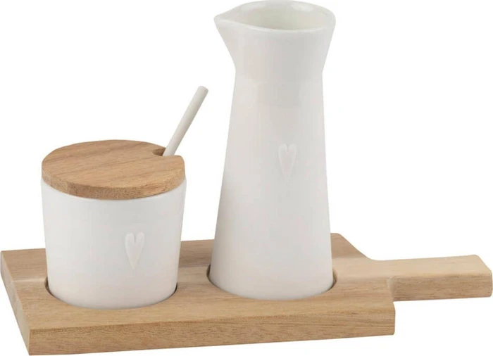 Räder Kleine Freunde "Herz" Milch-/Zucker-Set, 4-tlg.