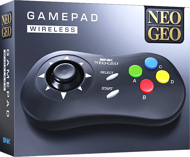 SNK Neo Geo AES+ Wireless Gamepad schwarz