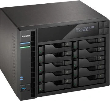 Asustor AS6210T, 4GB RAM, 4x RJ-45 1000Base-T, 3x USB-A 3.0