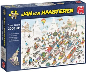 Jumbo Jan van Haasteren Es geht nur bergab