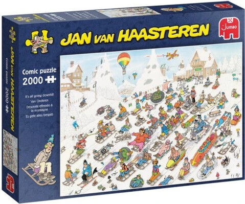Jumbo Jan van Haasteren Es geht nur bergab