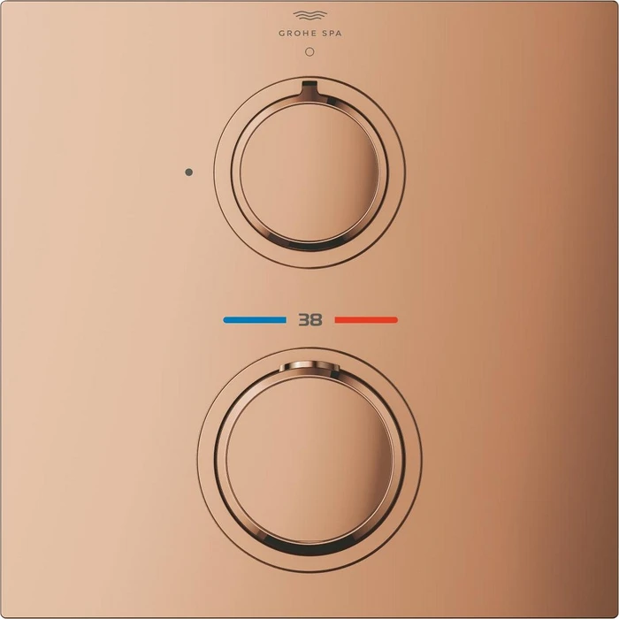 Grohe Allure Unterputz-Thermostat mit 1 Absperrventil warm sunset