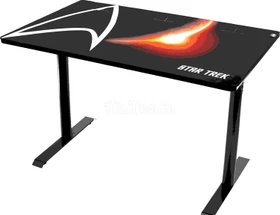 Arozzi Arena Leggero Star Trek Edition Gaming Desk Schreibtisch 114x72cm schwarz/schwarz
