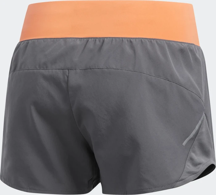 adidas Run It Shorts Laufhose kurz grey four/hi res coral (Damen)