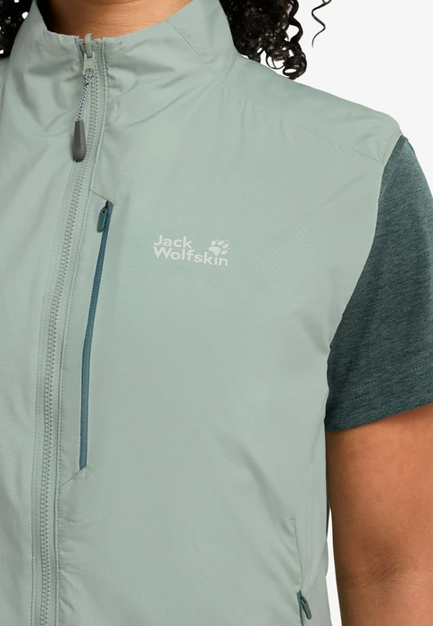 Jack Wolfskin Trail Light Ins 2in1 Funktionsweste green zinnia (Damen)
