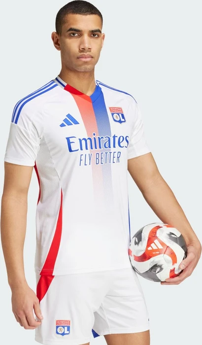 adidas Olympique Lyon 2024/2025 Heimtrikot white (Herren)