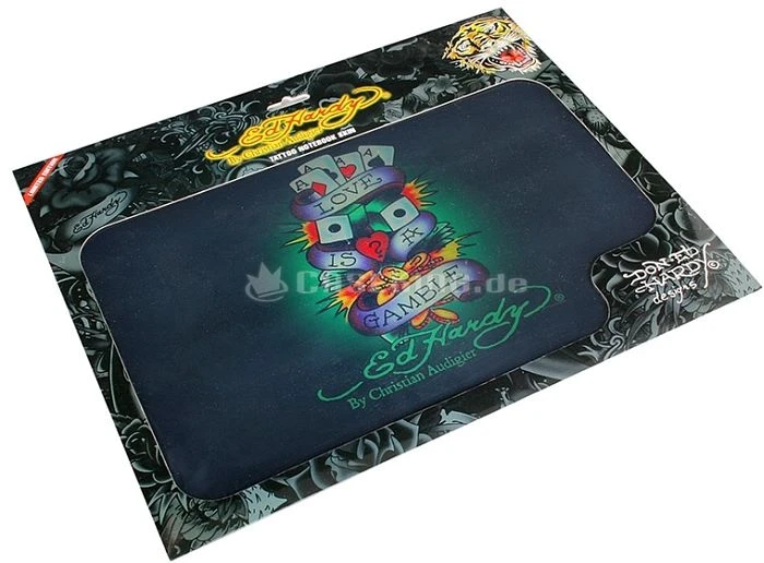 Ed Hardy Notebook Skin green