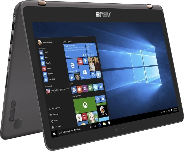 ASUS ZenBook Flip UX360UAK-BB352T, Mineral Grey, Core i7-7500U, 8GB RAM, 256GB SSD, DE