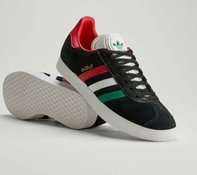 adidas Gazelle core black/cloud white/better scarlet (Herren)