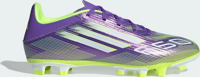 adidas F50 Club FG/MG purple rush/cloud white/lucid lemon