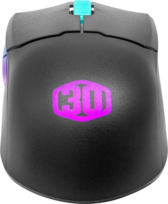 Cooler Master MasterMouse MM712 Gaming Maus schwarz, 30th Anniversary Edition, USB/Bluetooth