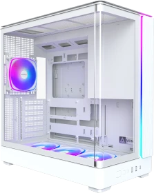 Montech King 45 Pro White, Glasfenster