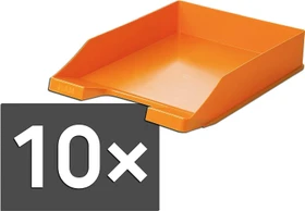 HAN Klassik Papierablage, A4, orange, 10er-Pack