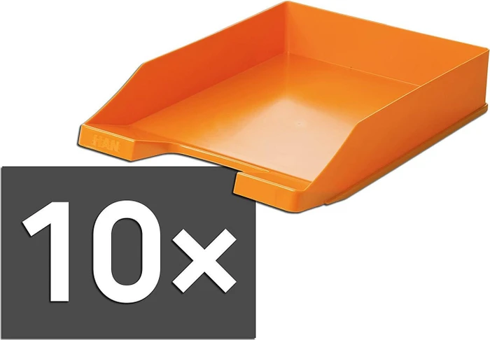 HAN Klassik Papierablage, A4, orange, 10er-Pack